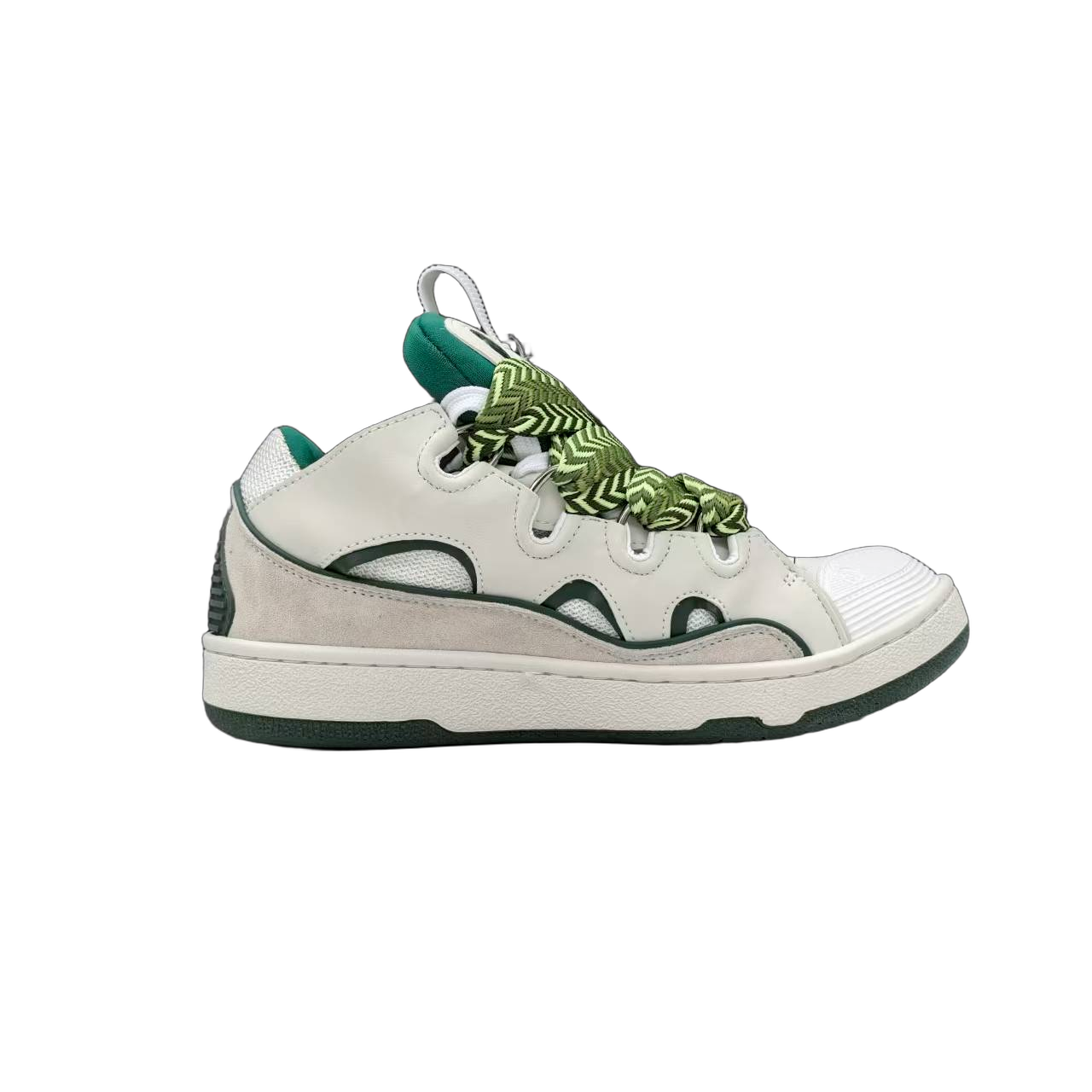 Lanvin Curb Lace-Up Sneakers