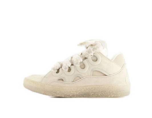 Lanvin Curb Lace-Up Sneakers