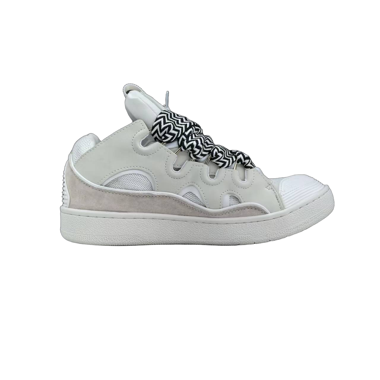 Lanvin Curb Lace-Up Sneakers
