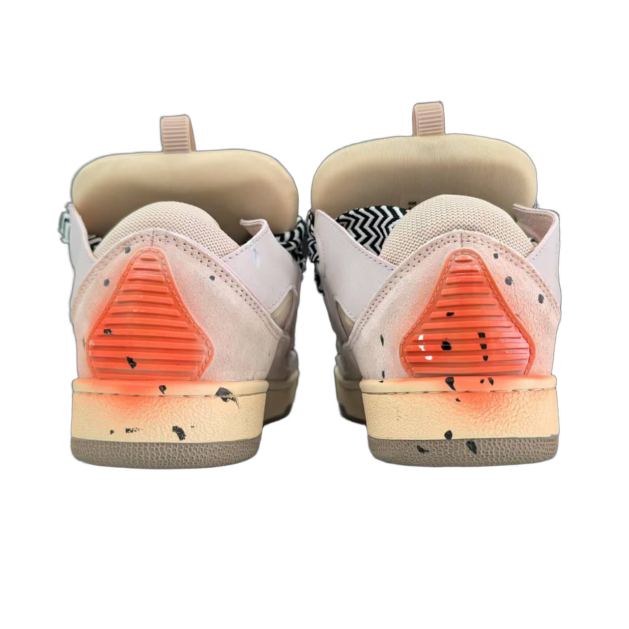 Lanvin Curb Lace-Up Sneakers