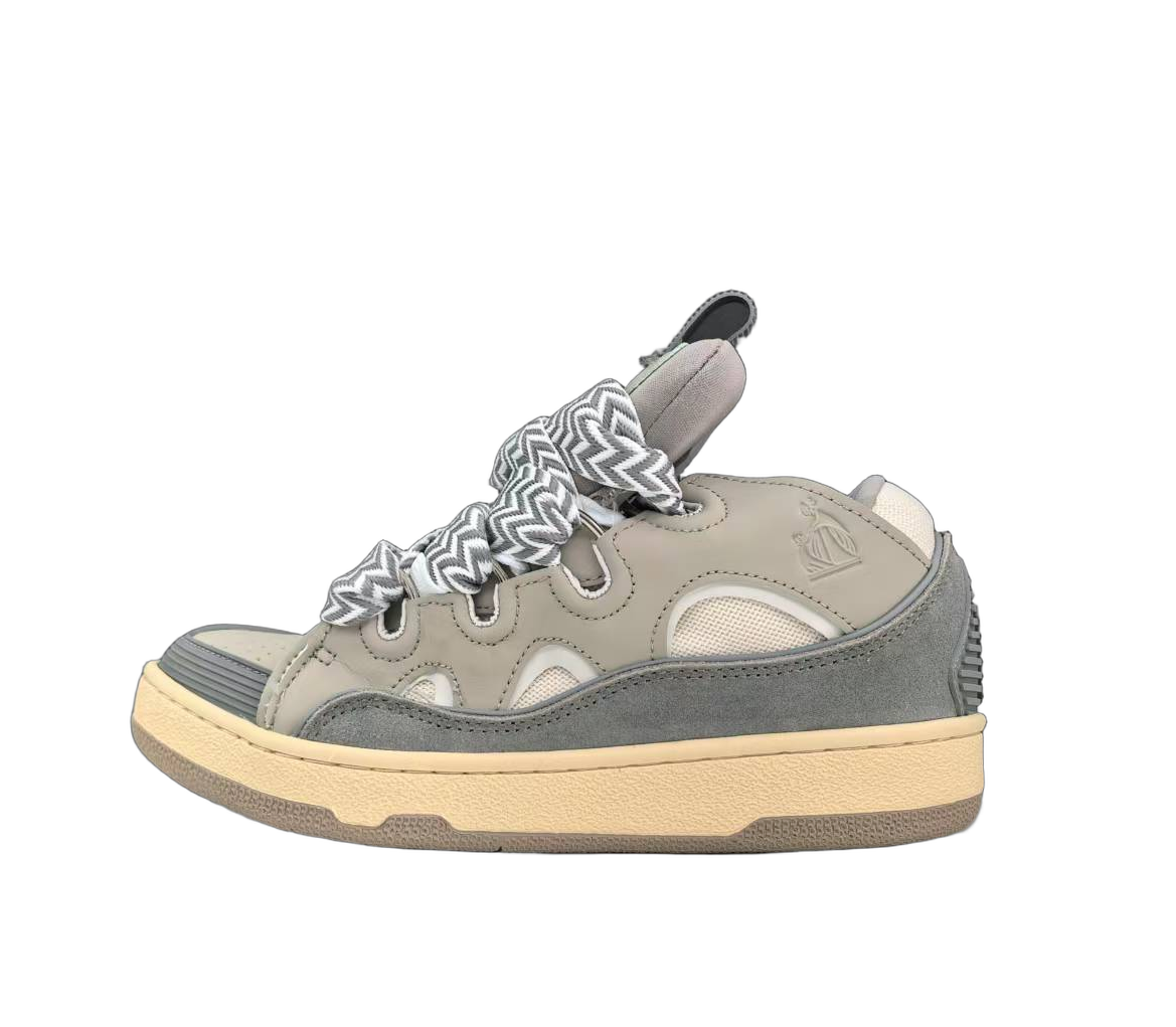 Lanvin Curb Lace-Up Sneakers