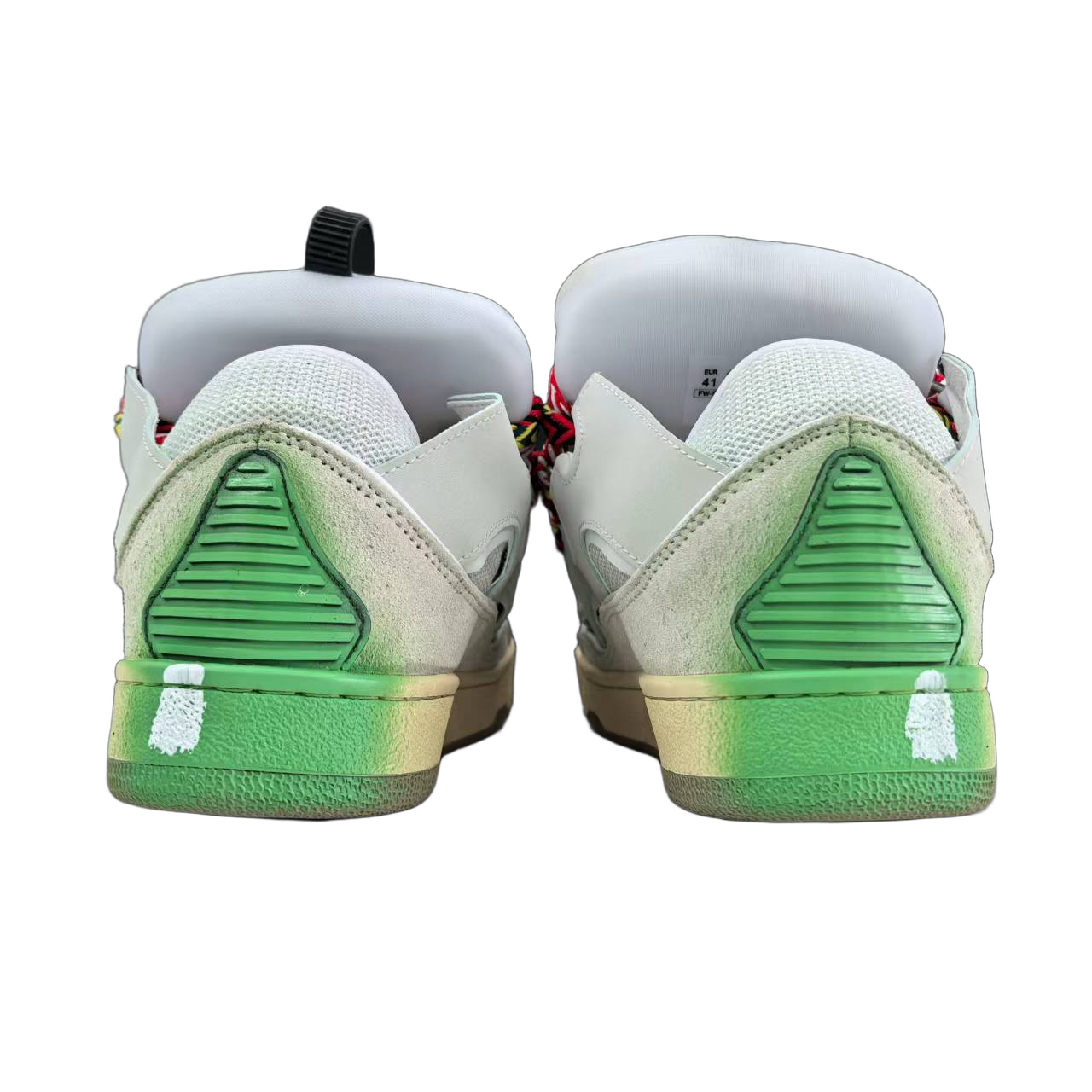 Lanvin Curb Lace-Up Sneakers