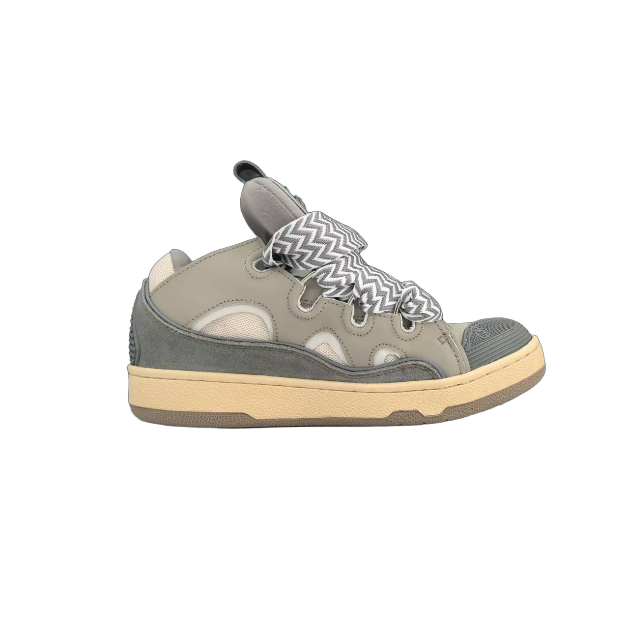 Lanvin Curb Lace-Up Sneakers