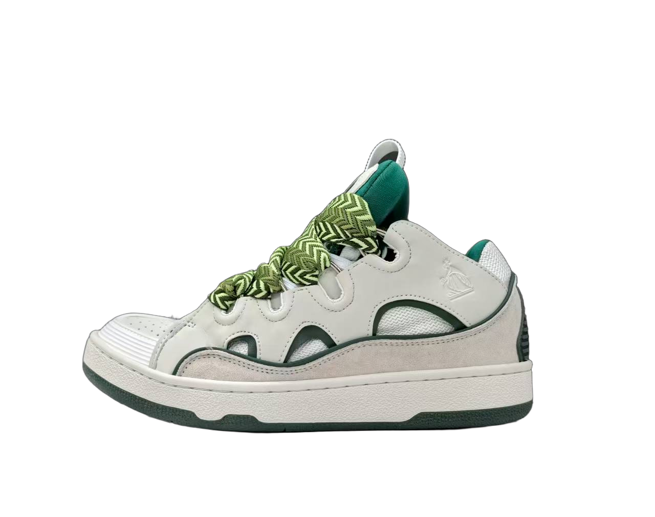 Lanvin Curb Lace-Up Sneakers