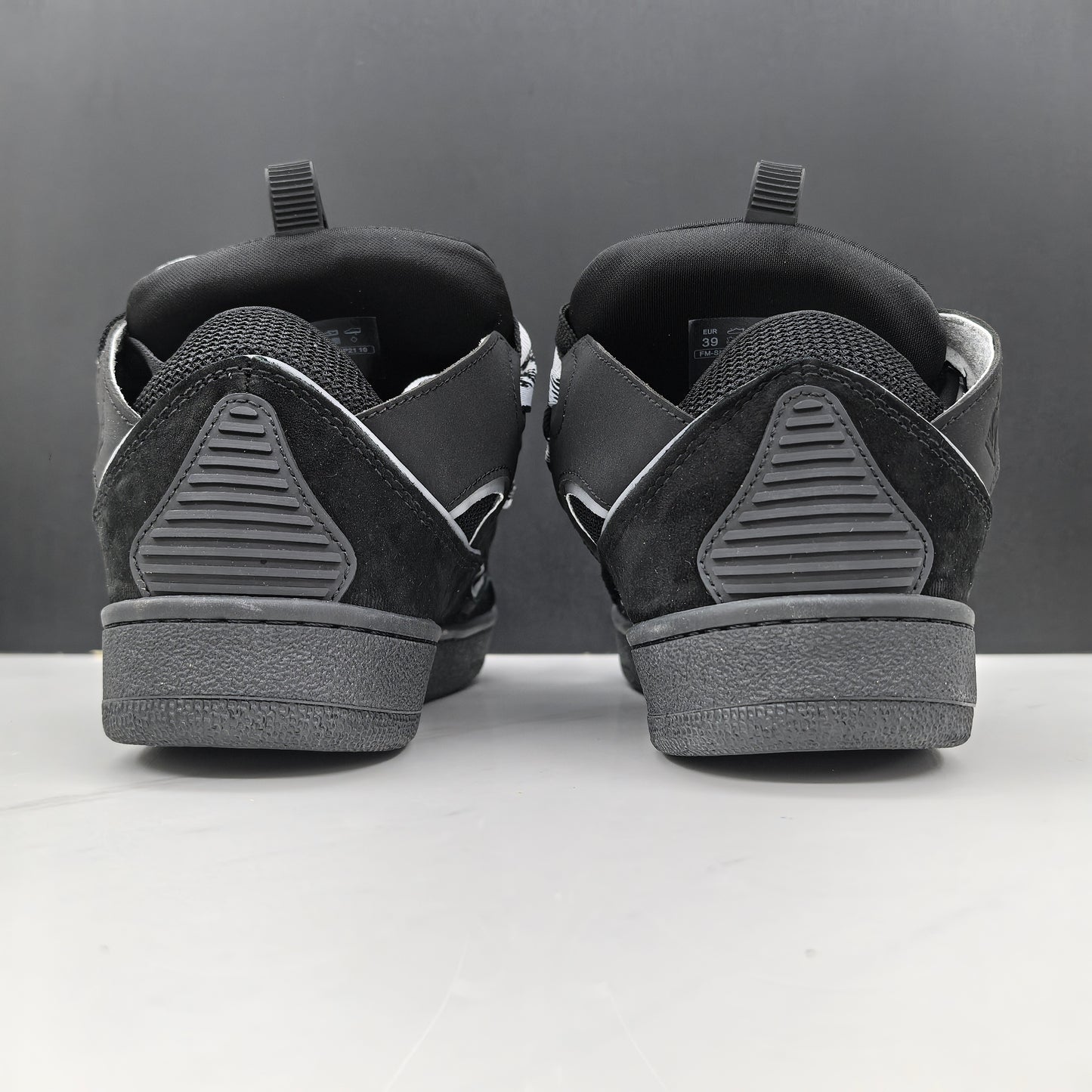Lanvin Curb Lace-Up Sneakers