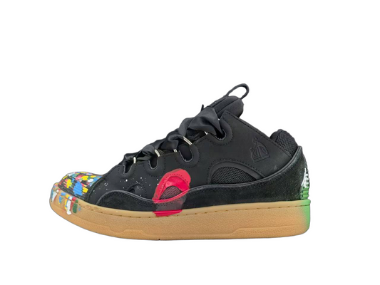 Lanvin Curb Lace-Up Sneakers