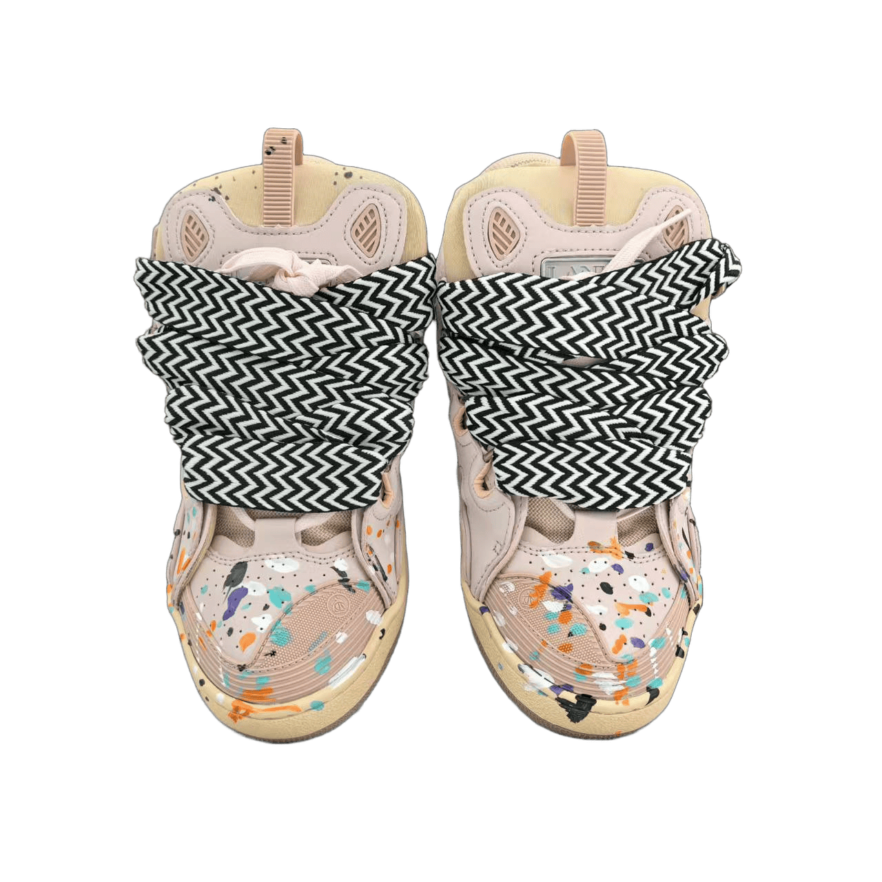 Lanvin Curb Lace-Up Sneakers