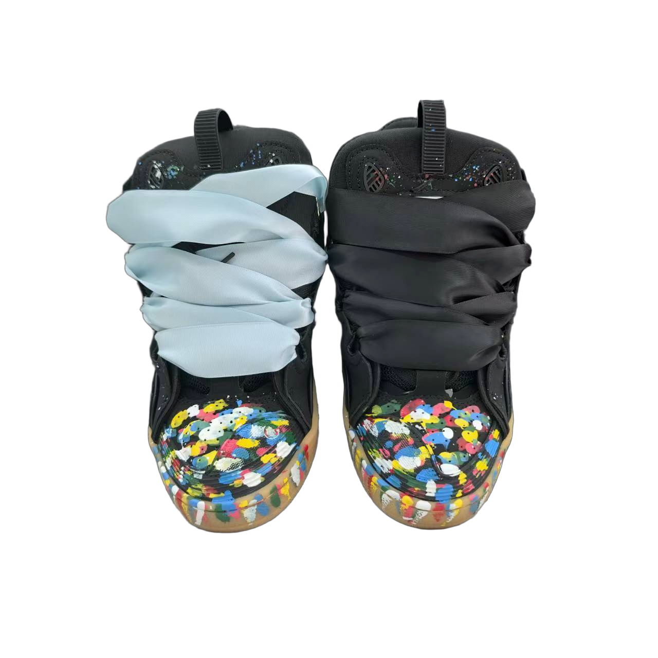 Lanvin Curb Lace-Up Sneakers