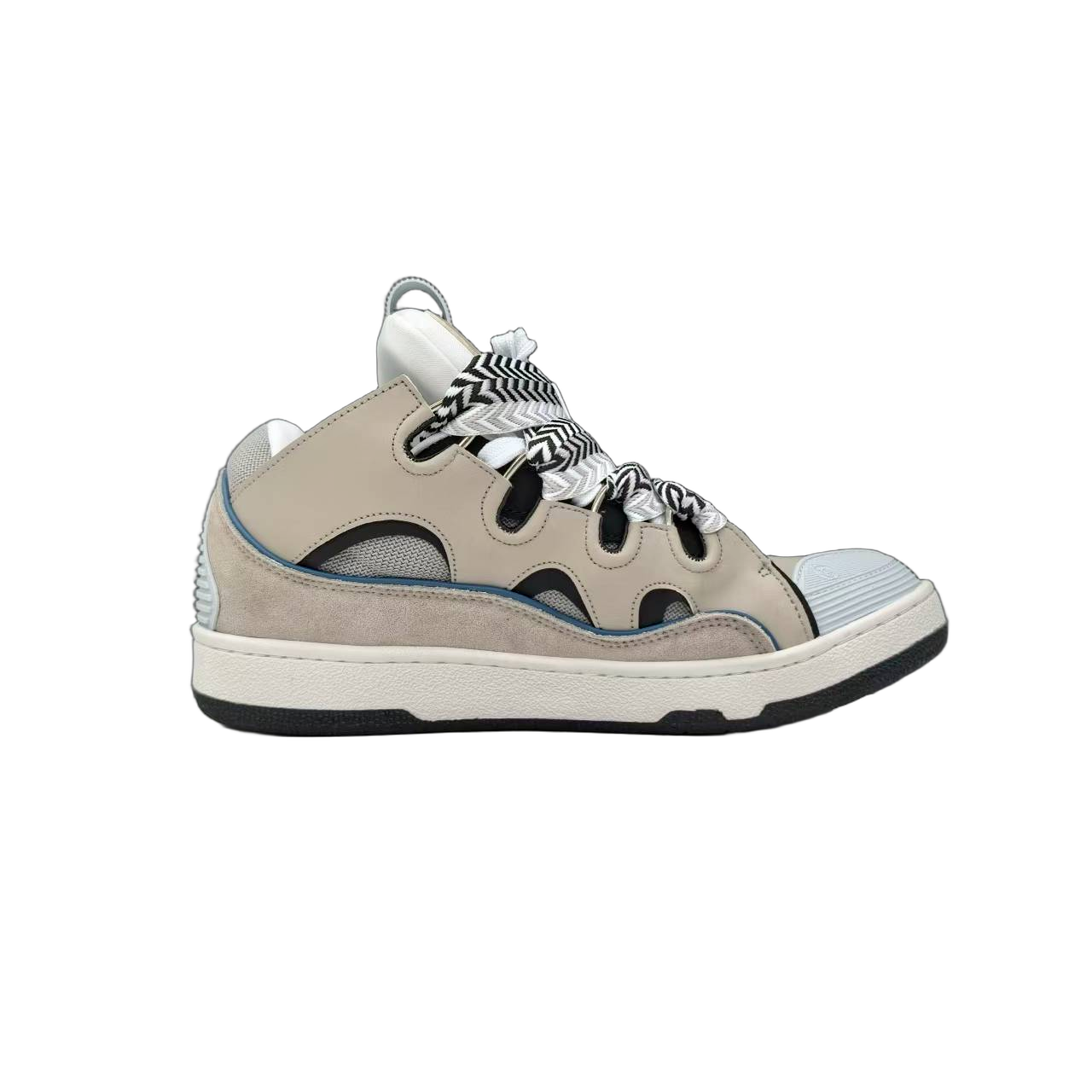 Lanvin Curb Lace-Up Sneakers