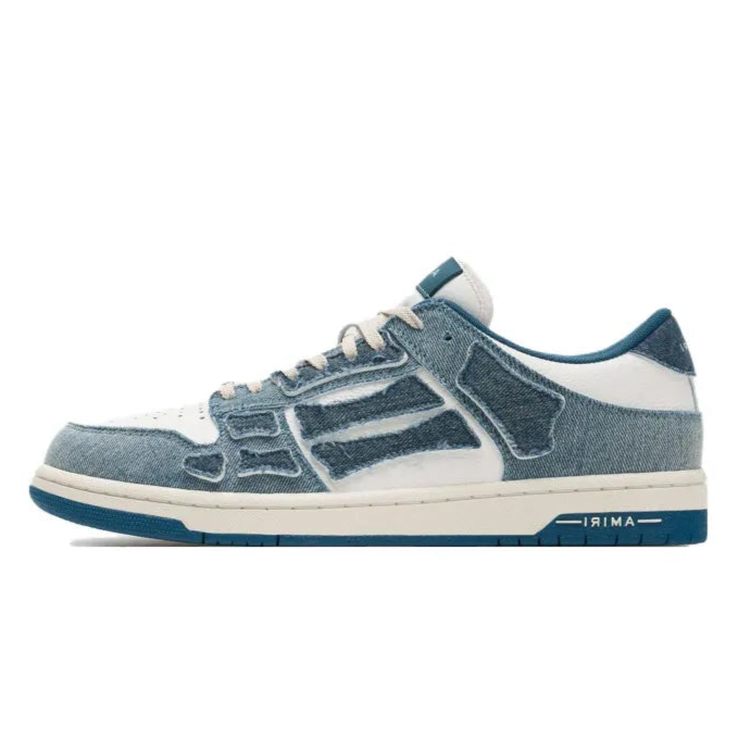 AMIRI Skel Top Low Denim Slate Blue US M 11