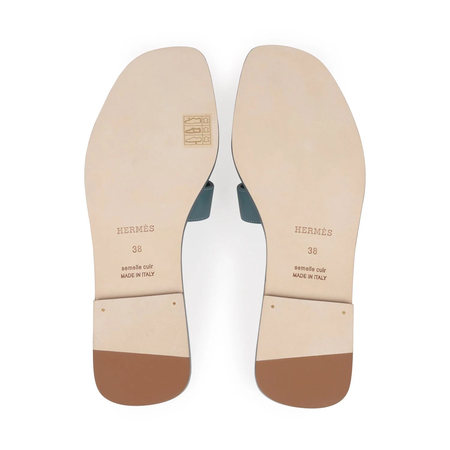 Hermès Oran Sandals Bleu