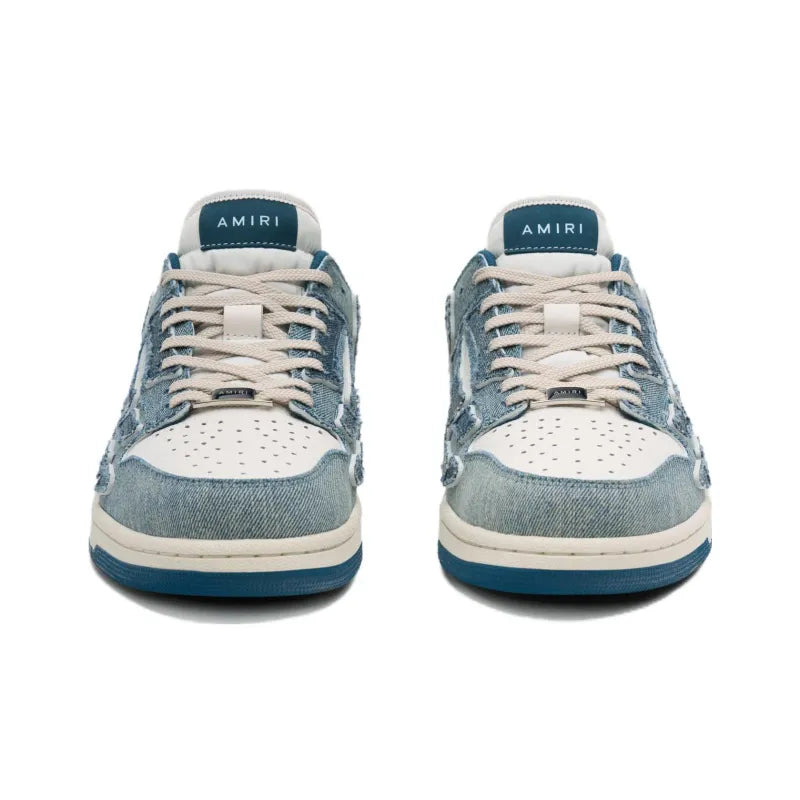 AMIRI Skel Top Low Denim Slate Blue US M 11