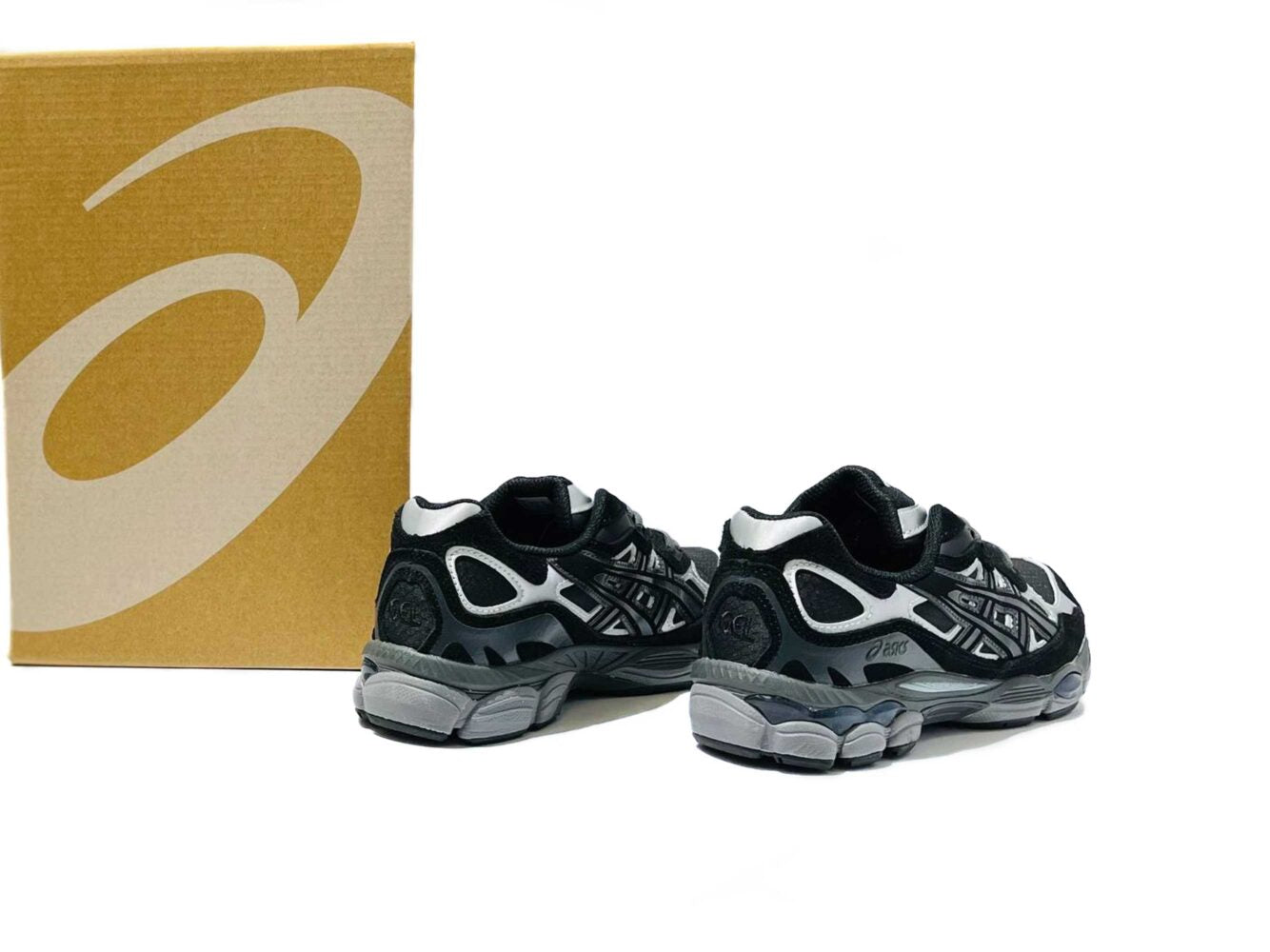 asics gel nyc graphite grey black winter