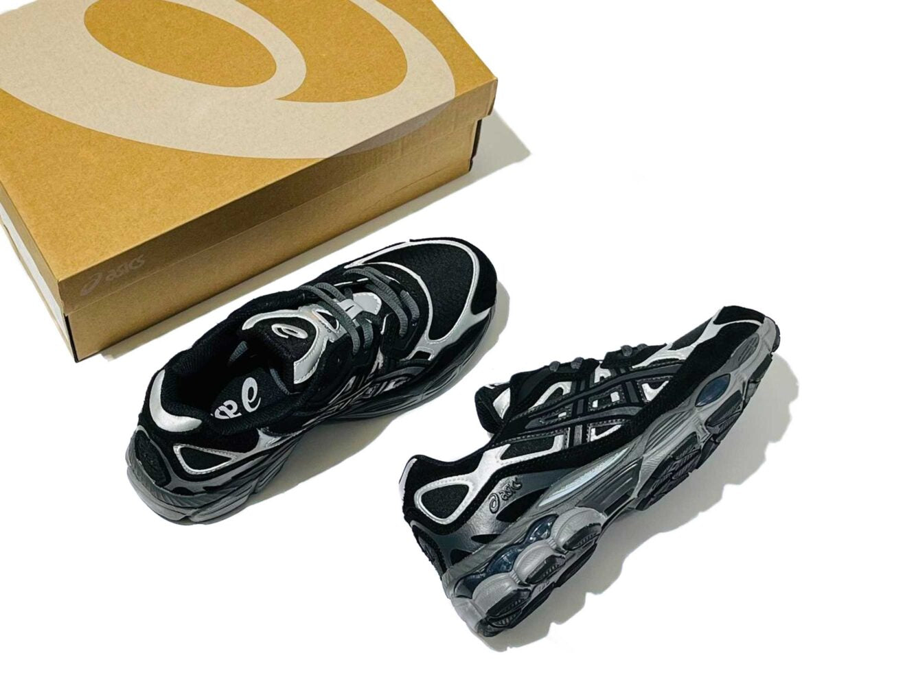 asics gel nyc graphite grey black winter