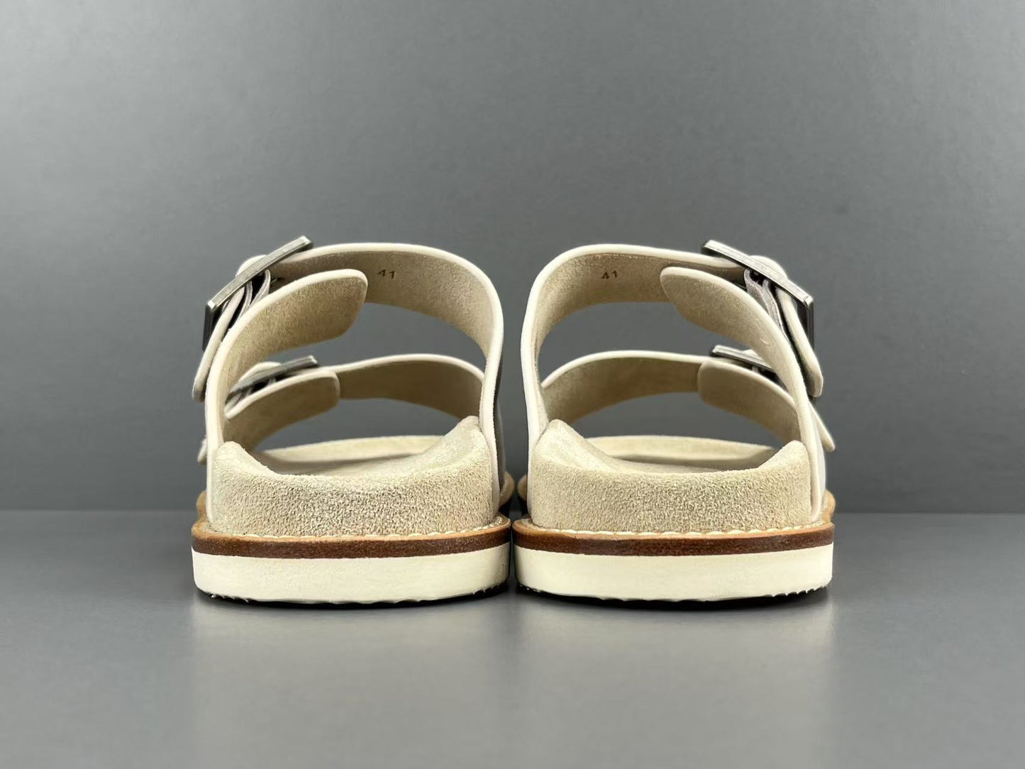 BRUNELLO CUCINELLI
Suede Double-Strap Sandals