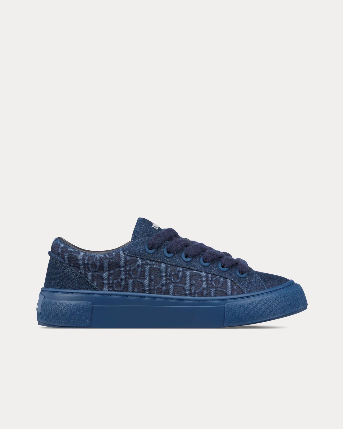 B33 Dior Oblique Denim Blue Low Top Sneakers
