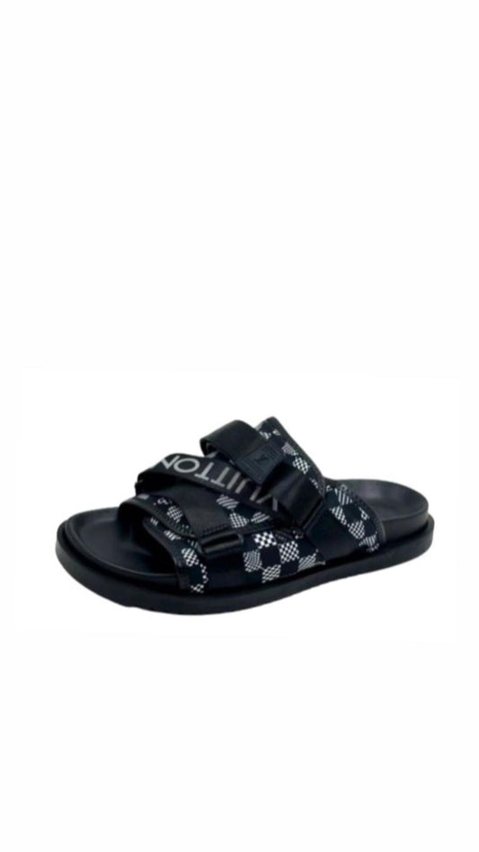 Louis Vuitton Black Slippers