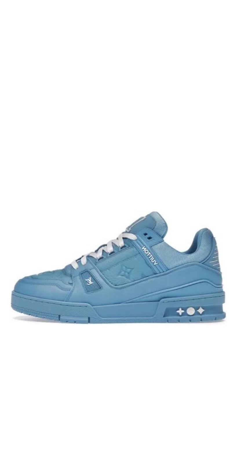 Louis Vuitton Trainer 'Embossed Monogram - Blue'