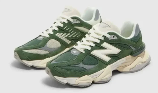 New Balance 9060 Green Suede