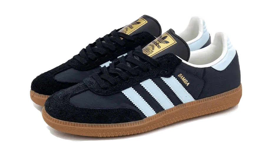 Adidas Samba OG Carbon Almost Blue Gum