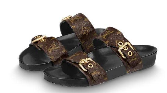 Louis Vuitton Brown Slippers