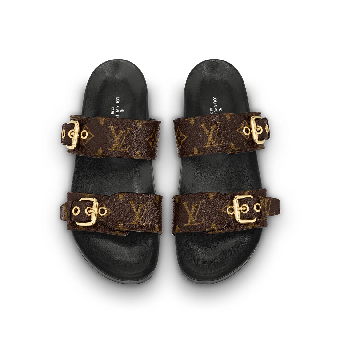 Louis Vuitton Brown Slippers