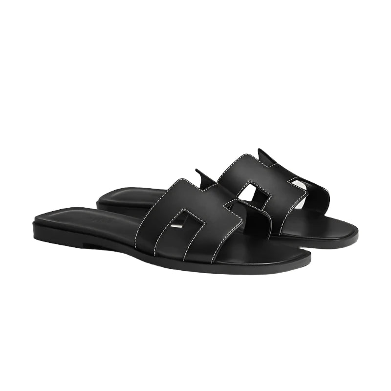 hermes Oran sandal black